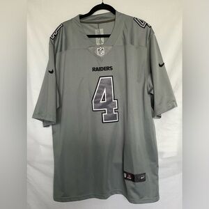 NFL Gray Raiders Jersey Short Sleeve